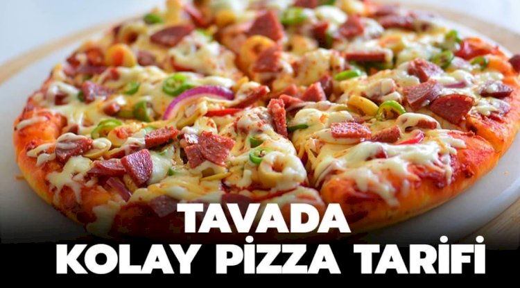 Facebook'ta Milyonlarca Beğeni Alan Tavada 5 Dakikada Pizza! Herkes Hayret İçinde Kalacak!
